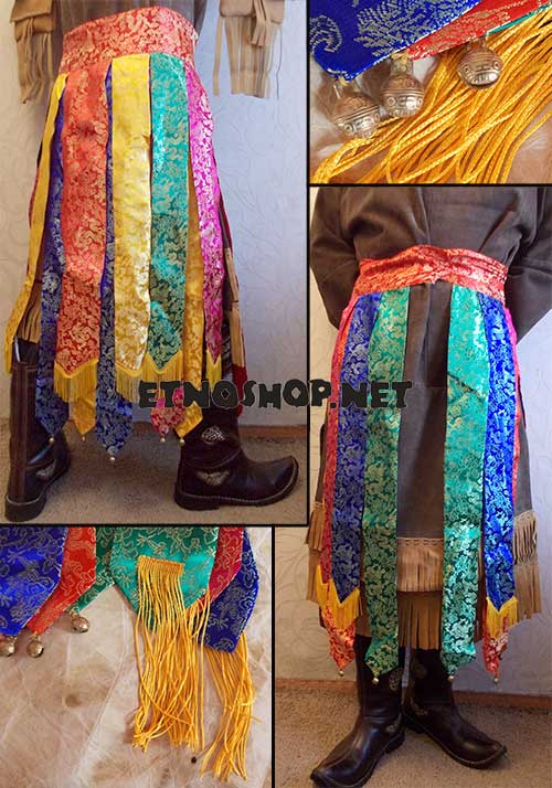 Пояс-юбка – широко распространенный элемент ритуальной шаманской одежды у народов Нижнего Амура и Приморья.