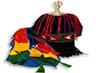 Малгай с харабши - шапка шамана с наглазником и довершием